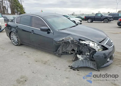 2012 Infiniti G25 z USA, uszkodzony, nr VIN JN1DV6AR5CM730876
